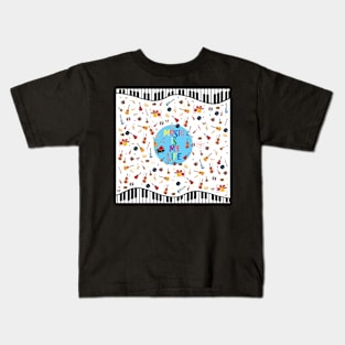 Music is my life (blanco) Kids T-Shirt